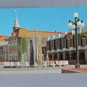 Vintage Postcard - Centennial Fountain Victoria Canada - Wright Everytime